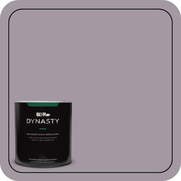 BEHR DYNASTY 1 qt. #N570-3 Art Nouveau Glass One-Coat Hide Semi-Gloss Enamel Interior Stain-Blocking Paint and Primer
