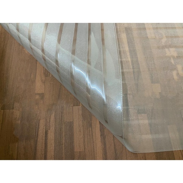 Vinyl Hardwood Protector Runner Mat, Clear Plastic Runner For Hardwood Floors