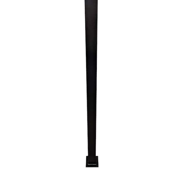 EZ Handrail 3 in. x 3 in. x 96 in. Bronze Aluminum Post
