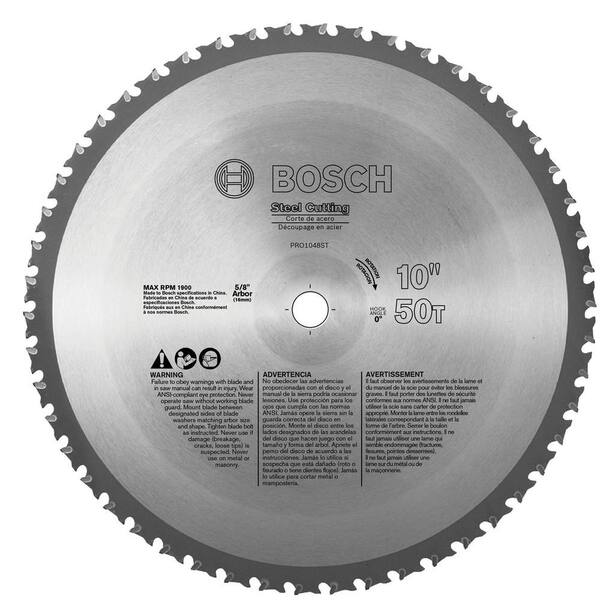 Bosch 10 in. Ferrous Metal Cutting Circular Saw Blade