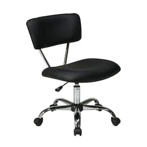 Vista Black Vinyl Office Chair