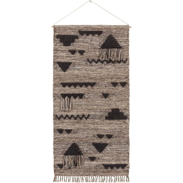 Livabliss Usera 30 in. x 60 in. Taupe Tapestry