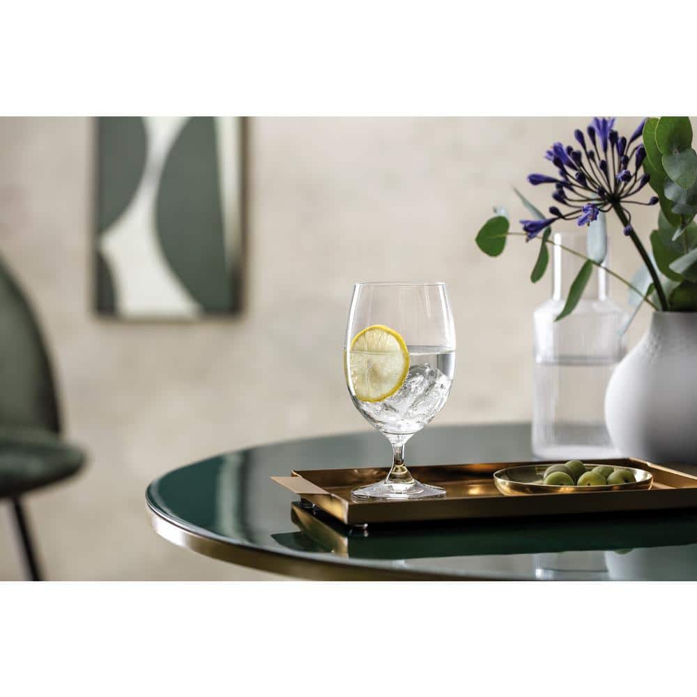 La Divina Clear Crystal Water Goblet Set of 4
