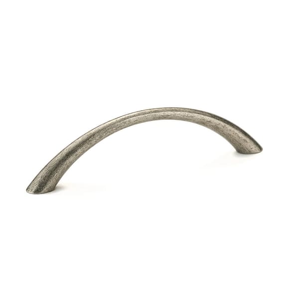 Richelieu Hardware Utopia Collection 3 3/4 in. (96 mm) Pewter Modern Cabinet Arch Pull