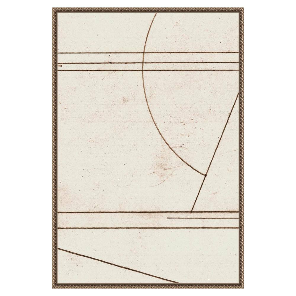 Minmod No1 Abstract Canvas Print with Bronze Frame, 23" x 33"