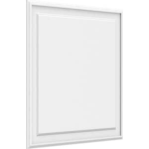 Ekena Millwork 5/8 in. x 3 ft. x 2 ft. Legacy Raised Panel White PVC ...