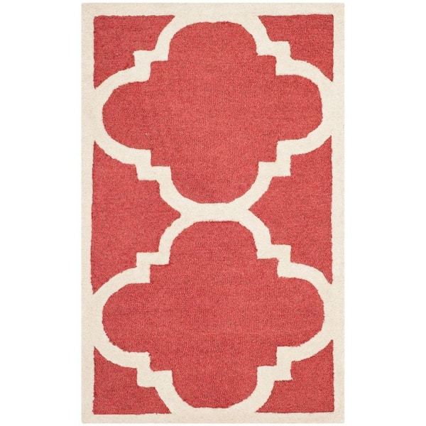 SAFAVIEH Cambridge Rust/Ivory 2 ft. x 3 ft. Area Rug