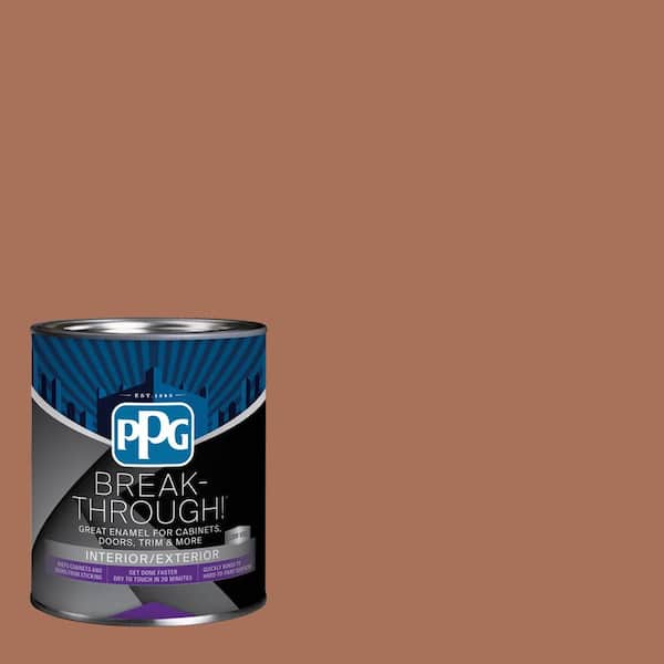1 qt. PPG1068-6 Nutmeg Semi-Gloss Door, Trim & Cabinet Paint