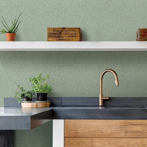 Guri Green Concrete Texture Green Wallpaper Sample