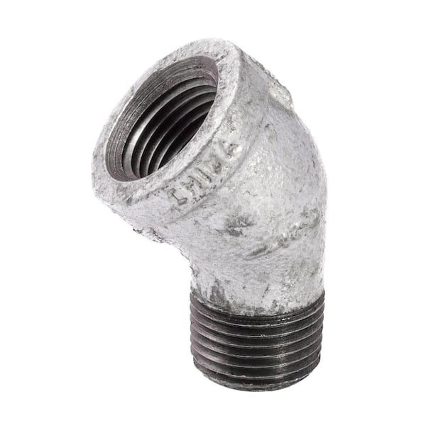 Southland 1/2 in. Galvanized Malleable Iron 45 Degree FPT x MPT Street Elbow Fitting
