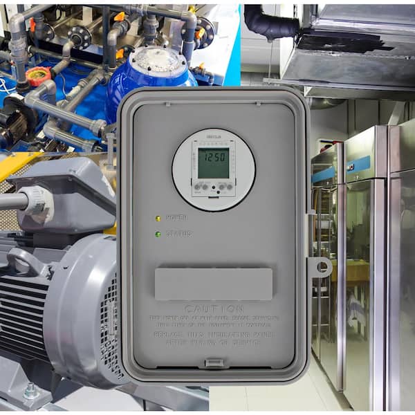 Intermatic GM40AV-Q 40A Auto-Voltage Timer With Type 3R Enclosure - 120-277V DPDT Time Switch