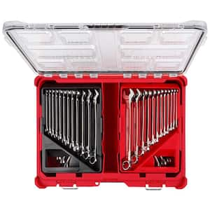 Metric/SAE Combination Wrench Set with PACKOUT Organizer (30-Piece)