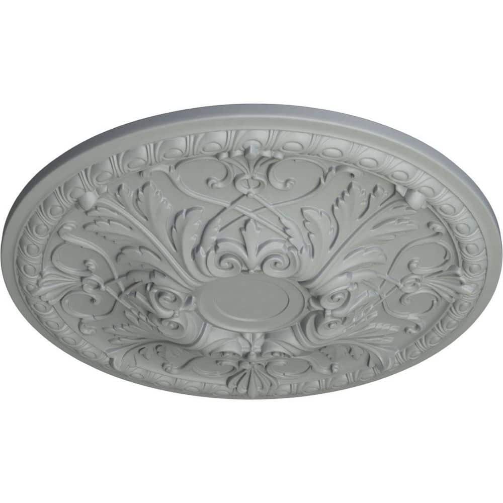 Primed Gray 26" Urethane Tristan Ceiling Medallion