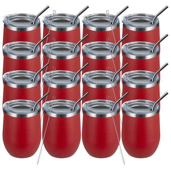 Casual Red Plastic Tumblers Shatterproof