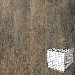 Outlast+ Bronze Belmont Oak 12 mm T x 6.1 in. W Waterproof Laminate Wood Flooring (967.2 sqft/pallet)
