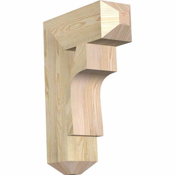 Ekena Millwork 6 in. x 26 in. x 18 in. Douglas Fir Westlake Craftsman Rough Sawn Bracket