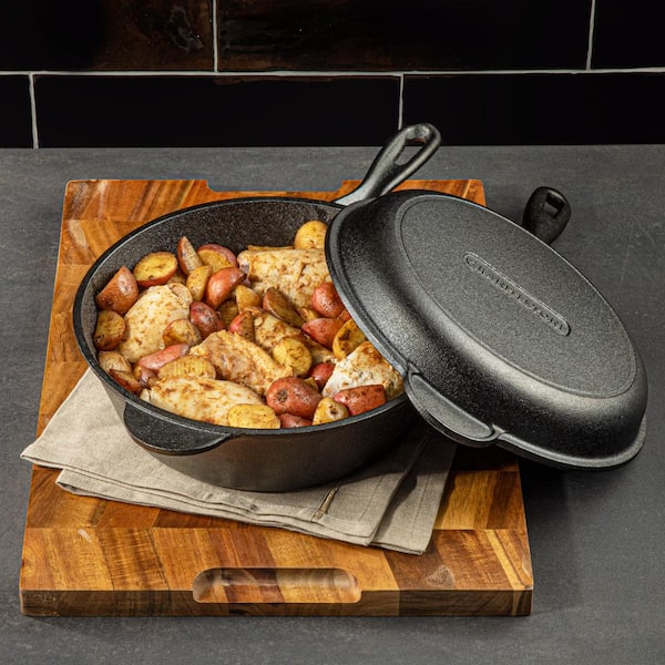 seasoned cast iron combo cooker was on clearance for $11.78