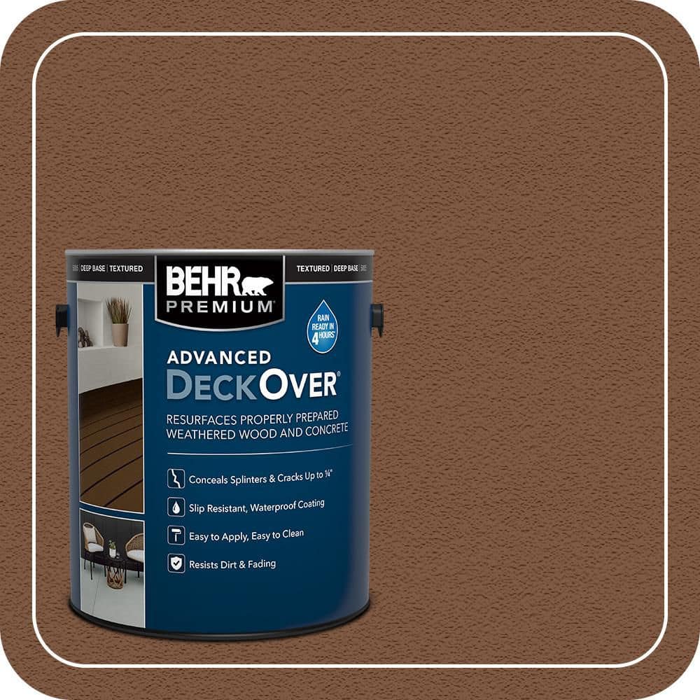 BEHR Premium Advanced DeckOver 1 gal. #SC-110 Chestnut Textured