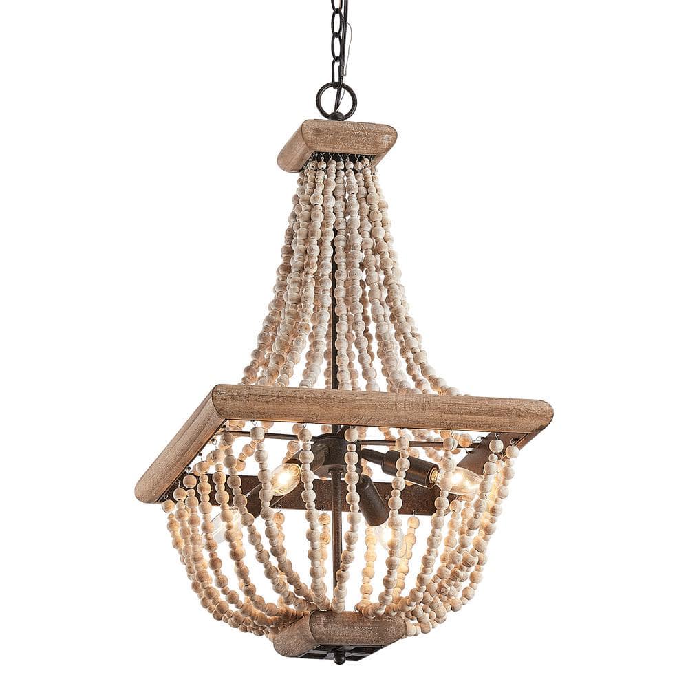 A chandelier with a fringe of handmade beads - Model Venezia 4800-S