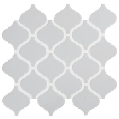 Download Msi Retro Gray Arabesque 13 19 In X 11 22 In X 6mm Glossy Porcelain Mesh Mounted Mosaic Tile 10 95 Sq Ft Case Pt Retgra Arabq The Home Depot