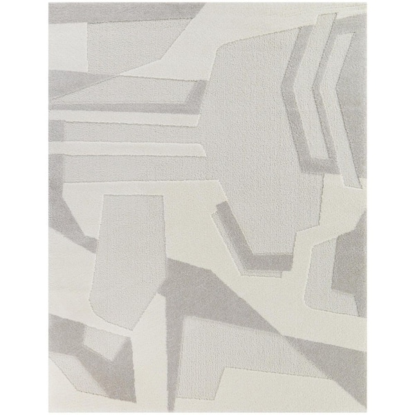 BALTA Jeremy Cream 5 ft. 3 in. x 7 ft. Abstract Indoor Area Rug