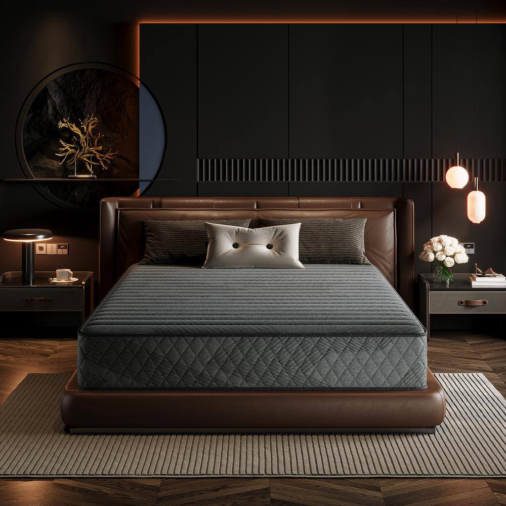 thumbnail image 2 of Serta 10-in King Hybrid Memory Foam/Coil Blend Mattress In A Box 500770458-1060 At 2 of 12