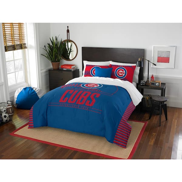 THE NORTHWEST GROUP Cubs 3-Piece Multicolored Full Comforter Set