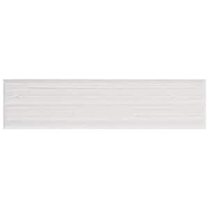 Barclay Cloud White 2.55 in. x 0.35 in. Textured Matte Ceramic Wall Tile Sample