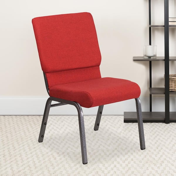 Fabric Stackable Chair in Red