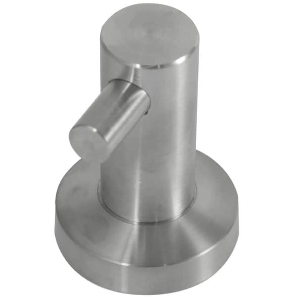Nirvana Single Robe Hook in Satin Chrome