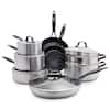 GreenPan Venice Pro Noir 13 Piece Cookware Pots and Pans Set, Matte Bl