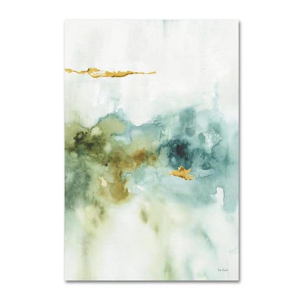 Trademark Fine Art 19 in. x 12 in. "My Greenhouse Abstract II" by Lisa Audit Printed Canvas Wall Art