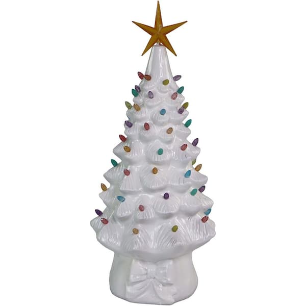 Christmas Time 3 ft. Pre-Lit Artificial Christmas Tree with Illuminated ...