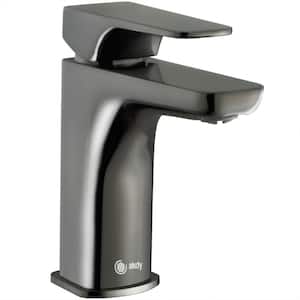 Single Hole Single-Handle Bathroom Faucet in Brushed Graphite Black