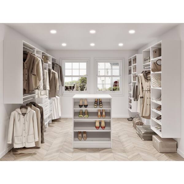 MODULAR CLOSETS Vista 31.5 in. W Oak Closet Island Freestanding
