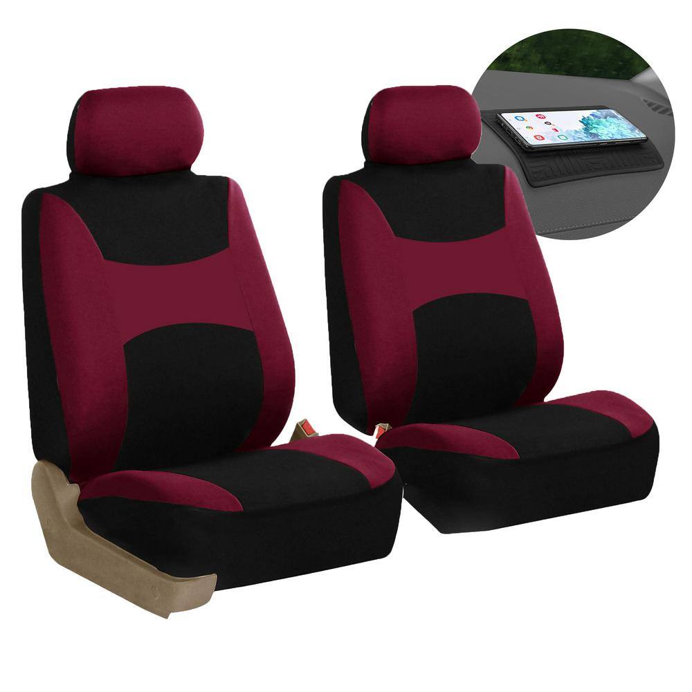 FH Group Light and Breezy Fabric 21 in. x 21 in. x 2 in. Front Set Seat