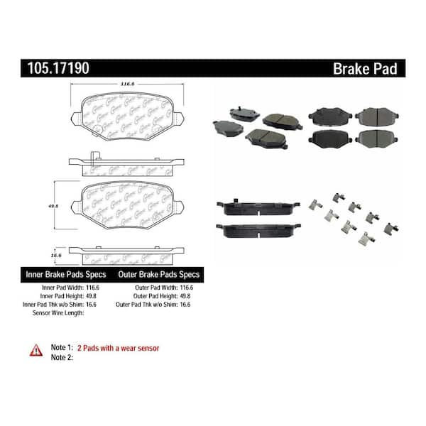Centric Parts Disc Brake Pad Set