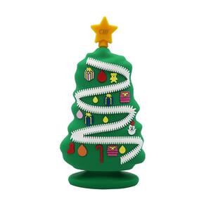 5 in. H Christmas Tree 2600mAh Power Bank with Charging Cable