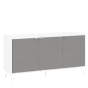 Madison White and Gray Sideboard