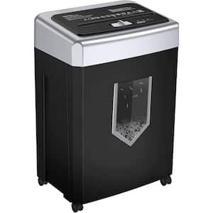 15-Sheet Office Paper Shredder, 40 Mins Heavy Duty Shredder for Home Office, Crosscut Shreder in Black