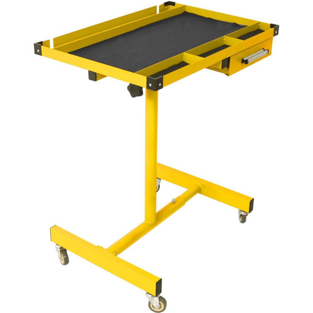Damodpoy Heavy Duty 11.8 in. W 29 in. D 1 Tray+1 Drawer Yellow ...