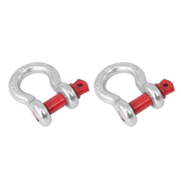 Rugged Ridge 7/8 in. Steel D-Ring Shackle (2-Pack)