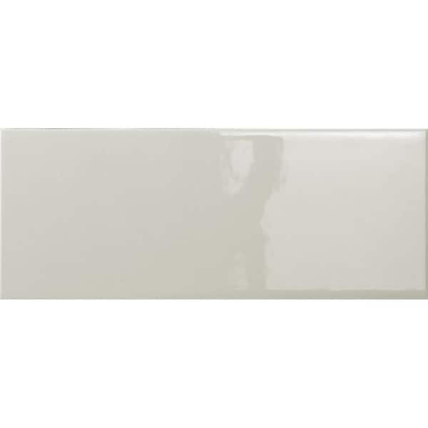 EMSER TILE Catch Fawn 3.94 in. x 9.84 in. Glossy Subway Ceramic Wall Tile (10.8 sq. ft./Case)