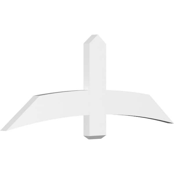 Ekena Millwork Bellingham 60 in. W x 22.5 in. H x 2 in. D Signature Polyurethane Bracket
