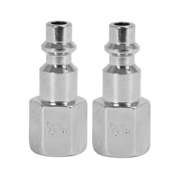 1/4 in. FNPT Industrial Plugs, Includes 2-Female Plugs