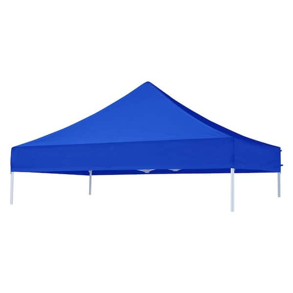 Terracemaster USA Pop Up Replacement 8 ft. x 8 ft. Canopy Tent Top Cover, Instant Ez Canopy Top Cover (blue)