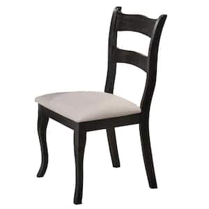 Alice Black Ladder Back Dining Chairs (Set of 2)
