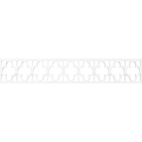 Ekena Millwork Woodall Fretwork 0.375 in. D x 46.625 in. W x 8 in. L PVC Panel Molding
