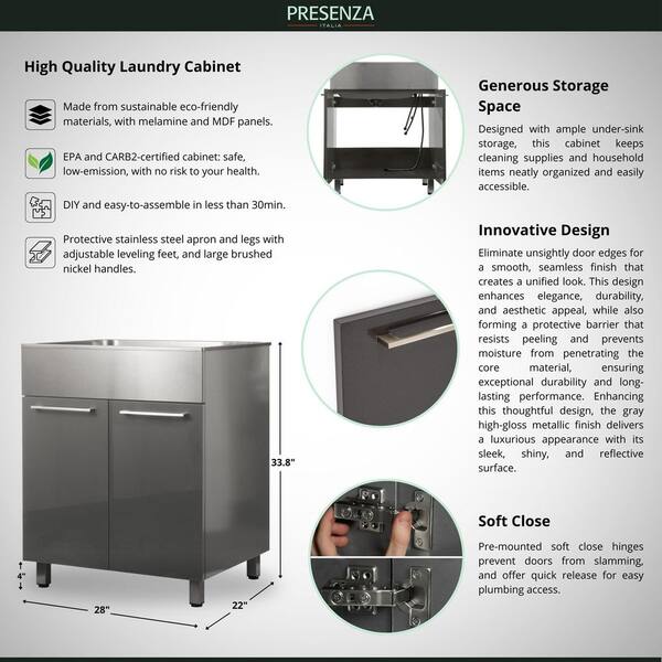 Presenza All in One 28 in. x 22 in. x 33.8 in. Drop-in