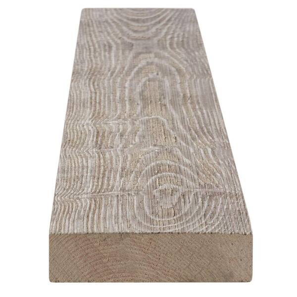 Edge 1 in. x 4 in. x 8 ft. Weathered Barn Wood Gray Pine Trim Board